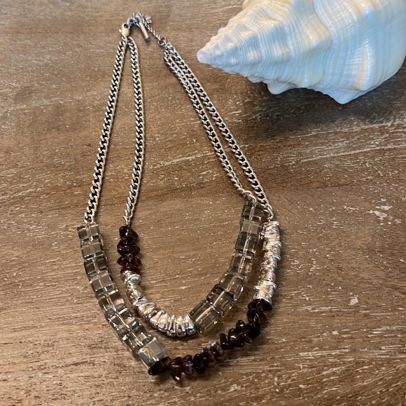 Kenneth Cole Crystal Cube Necklace - Picture 4 of 5